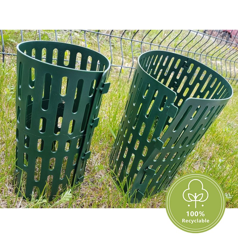Protection naturelle et recyclable pour pied d'arbre Barrière anti racine — free download
