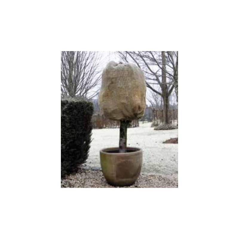 Alouweekuky Jute Voile D'Hivernage 6m X 40cm Avec Corde De Chanvre 20m - Protection Plantes Extérieur