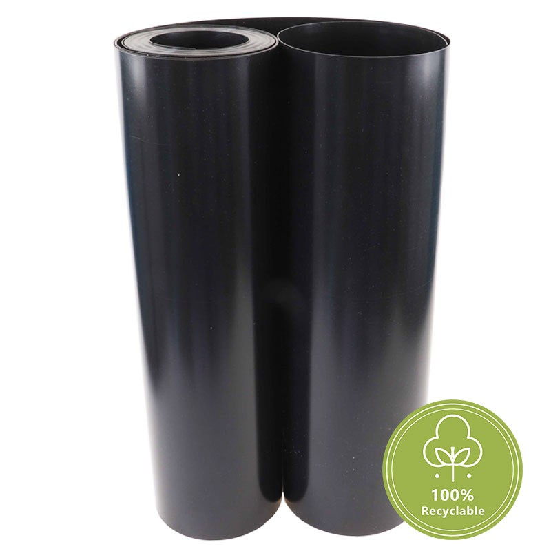 Barrière Anti-Rhizome Noire - 150 Cm De Hauteur, 2 Mm D'Épaisseur - Pour Bambou, Racines, Clôture Jardin